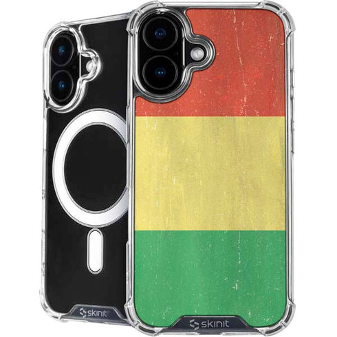 Bolivia Flag Distressed iPhone 16 MagSafe Case